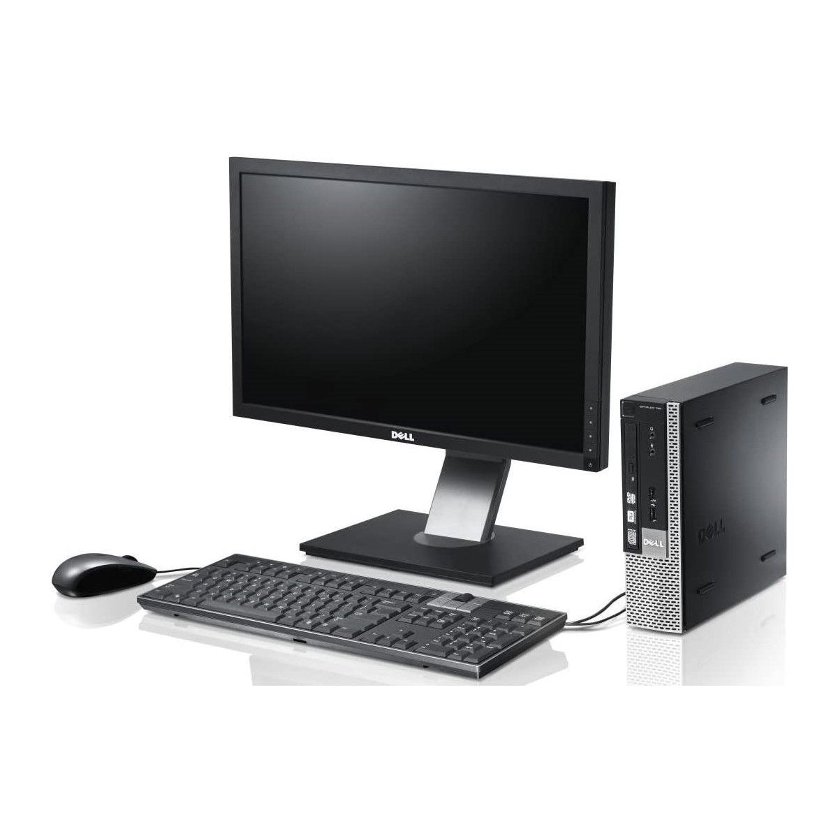 Dell complete computer set desktop core i5 4th gen 4gb 500gb hdd windows 10 pro installed,office 2019, 23 dell inches wide monitor, Refurblished computer full set desktop.