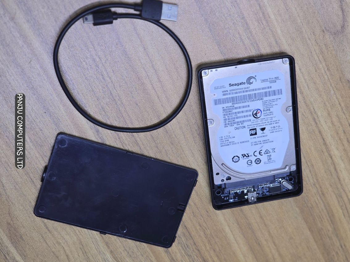 EXTERNAL DRIVE ,new 2.5inch hdd/ssd casing ,2.0 usb cable casing +500gb hardisk,harddisk external casing compatible with 2.5 inch laptop hdd ,2.5 inch laptop ssd  sleek 2.5 inch casing