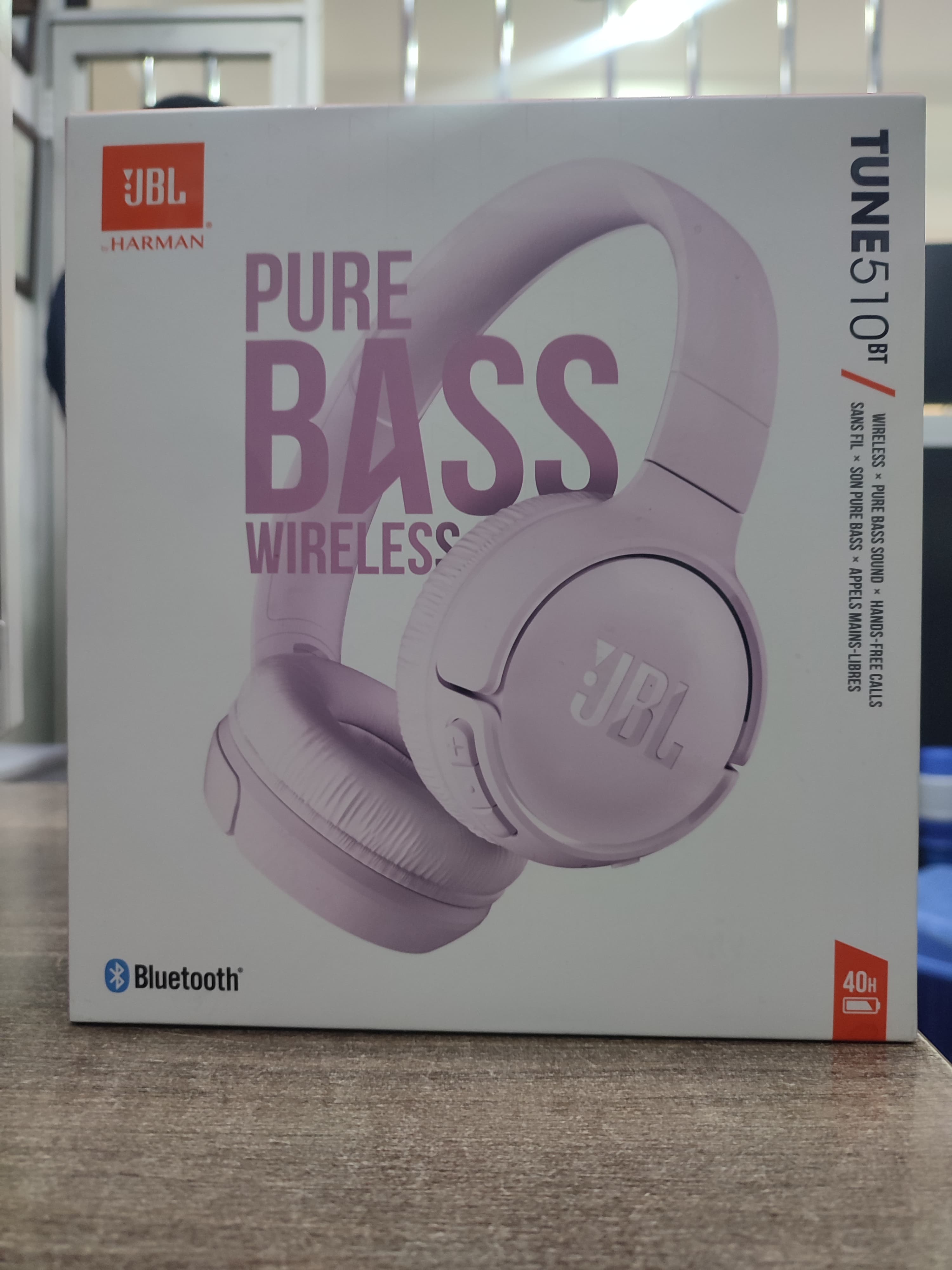 Jbl Tune 510BT Original bluetooth Wireless headphones - Pink