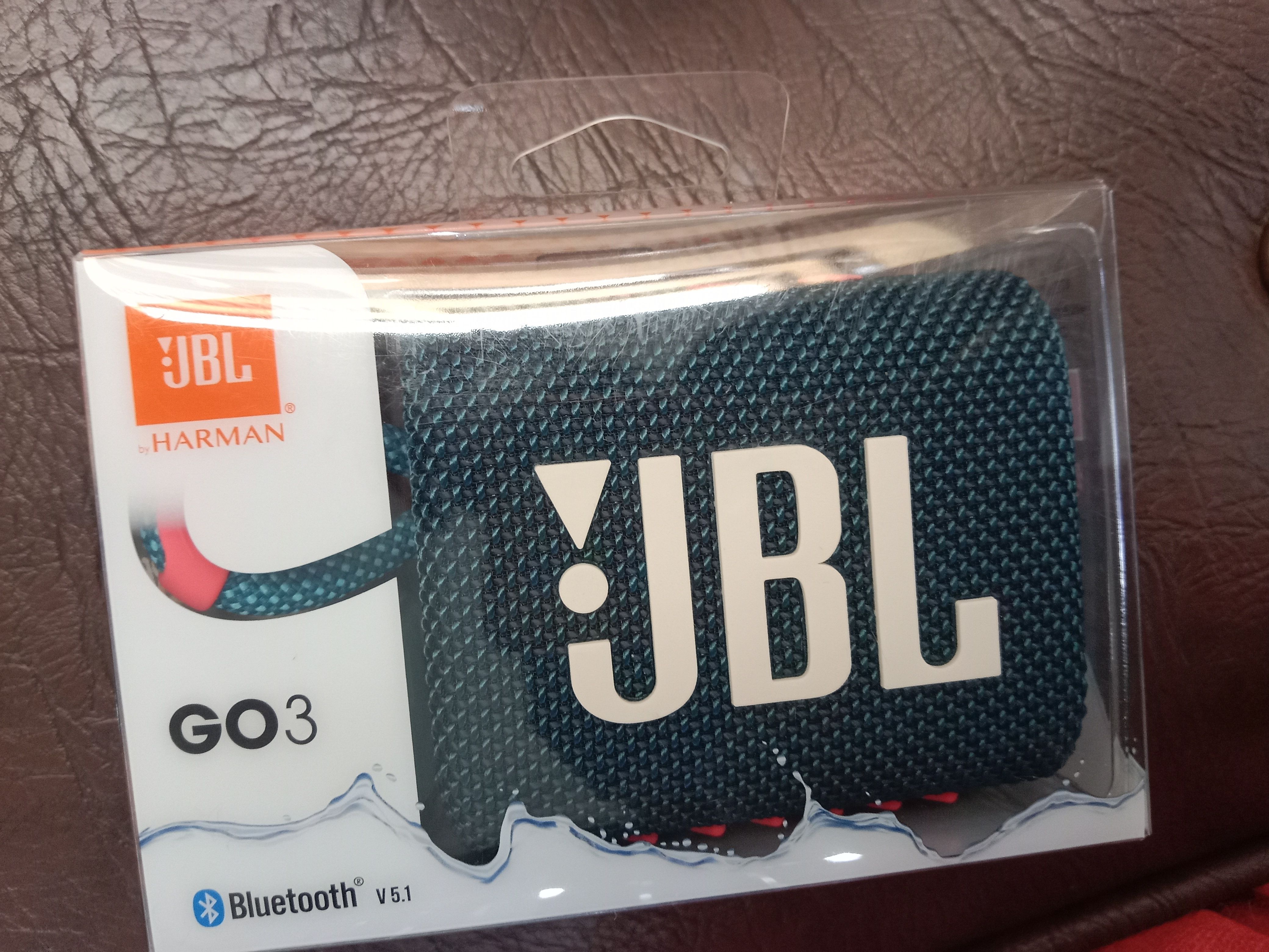 JBL Go 3 Bluetooth Portable Waterproof Speaker, 4.2W