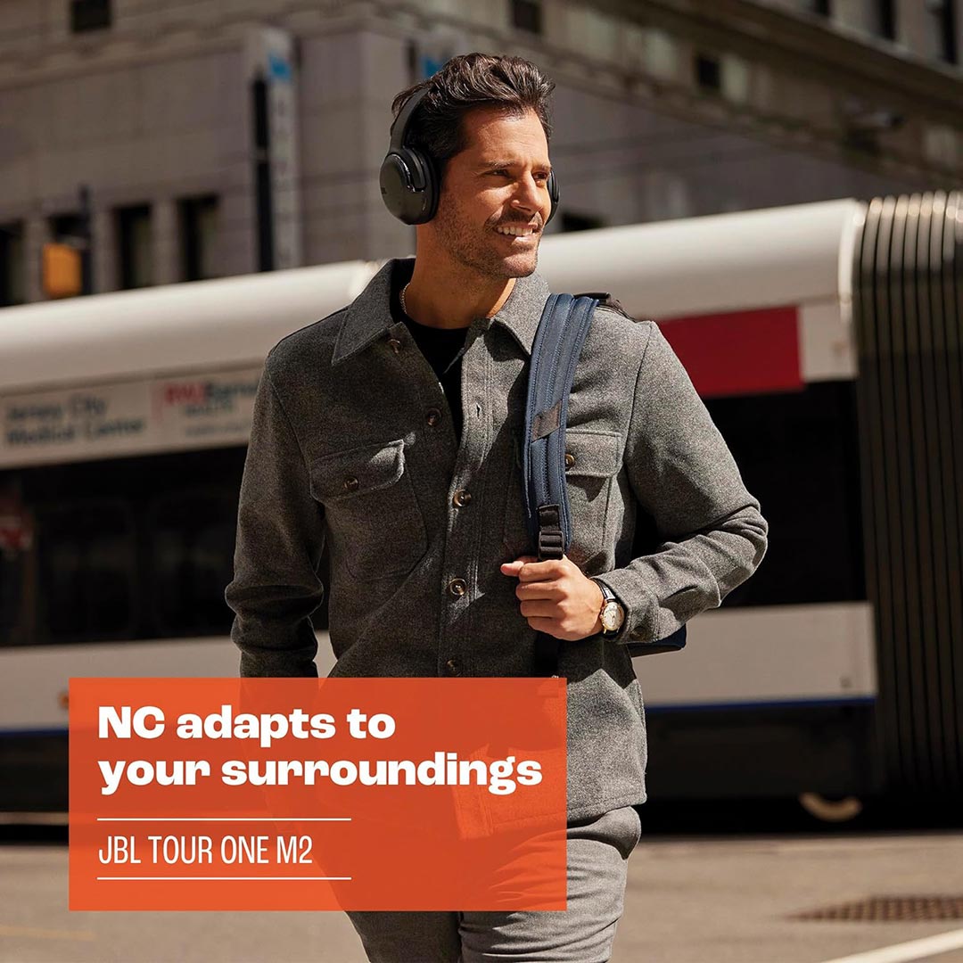 JBL Tour One M2 – Noise-Canceling Wireless Over-Ear Headphones with Spatial Sound (Black)