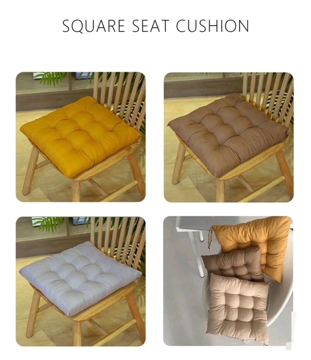 Velvet Seat/Chair Cushion -20x20inches