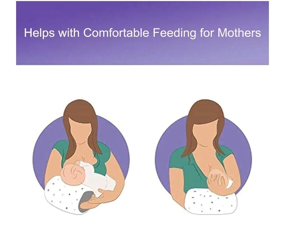 Cradle Arm Pillow Muslin Cotton Cradle Breastfeeding Pillow Arm Pillow Feeding Pillow Soft and Comfortable Head Support Pillow for Bottle Feeding Nursing
