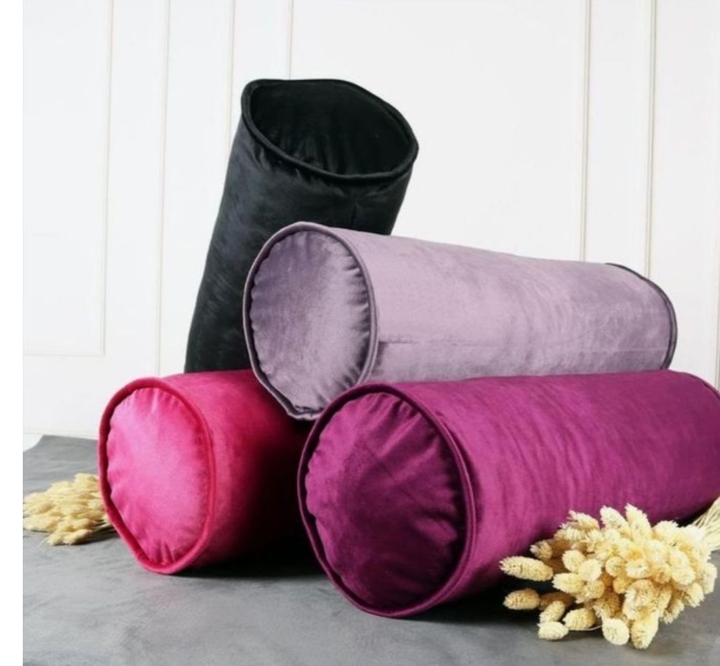 Velvet Bolster Pillow