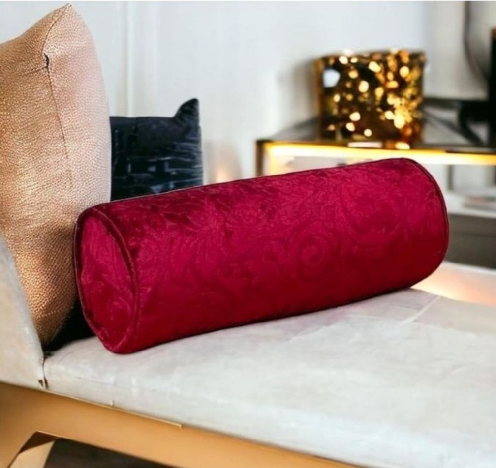 Velvet Bolster Pillow