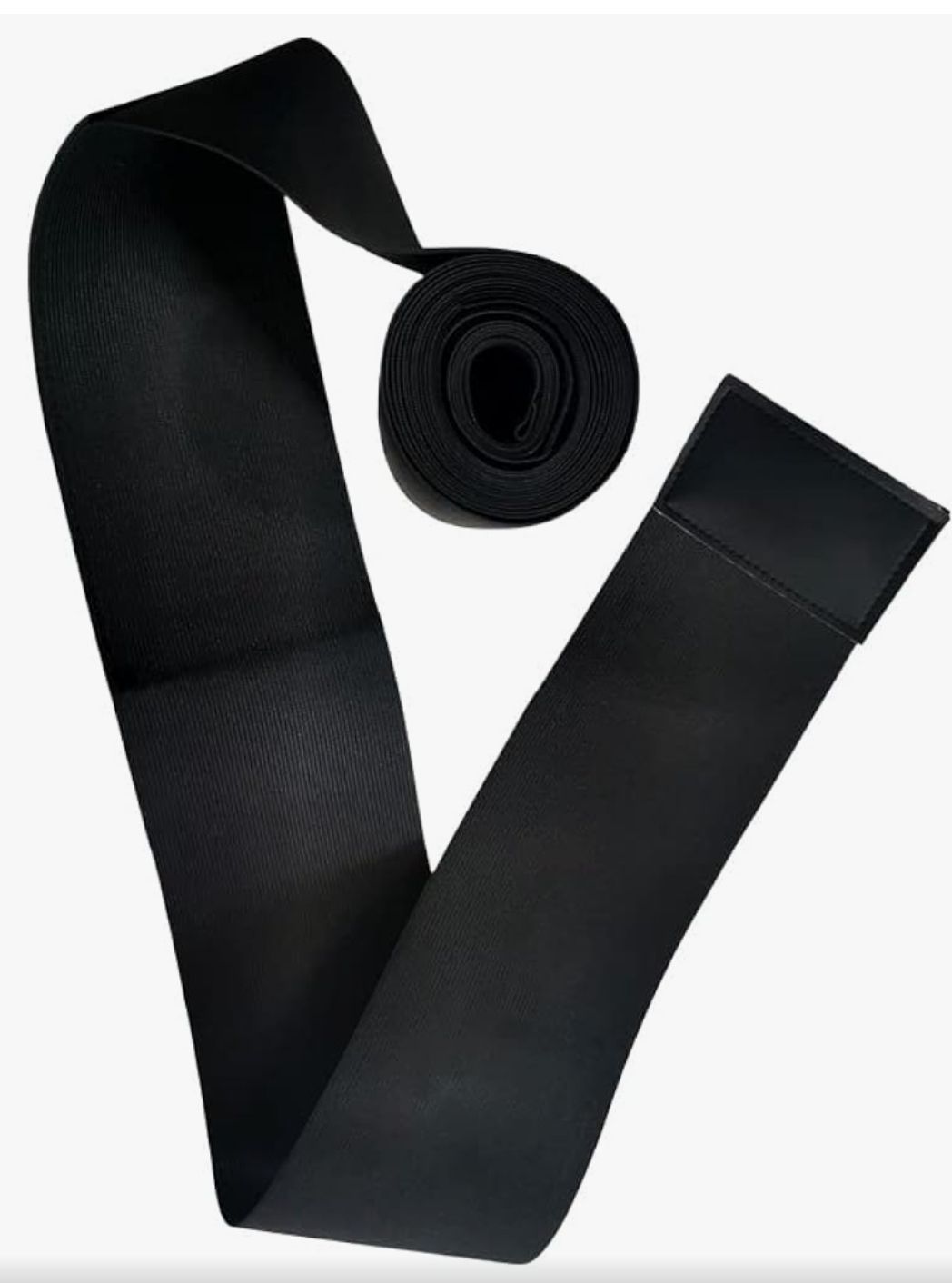 Waist Trainer Belt for Women Men - Waist Trimmer Weight Loss Ab Belt - Slimming Body Shaper Snatch Bandage Tummy Wrap - Workout Gym Sport Black