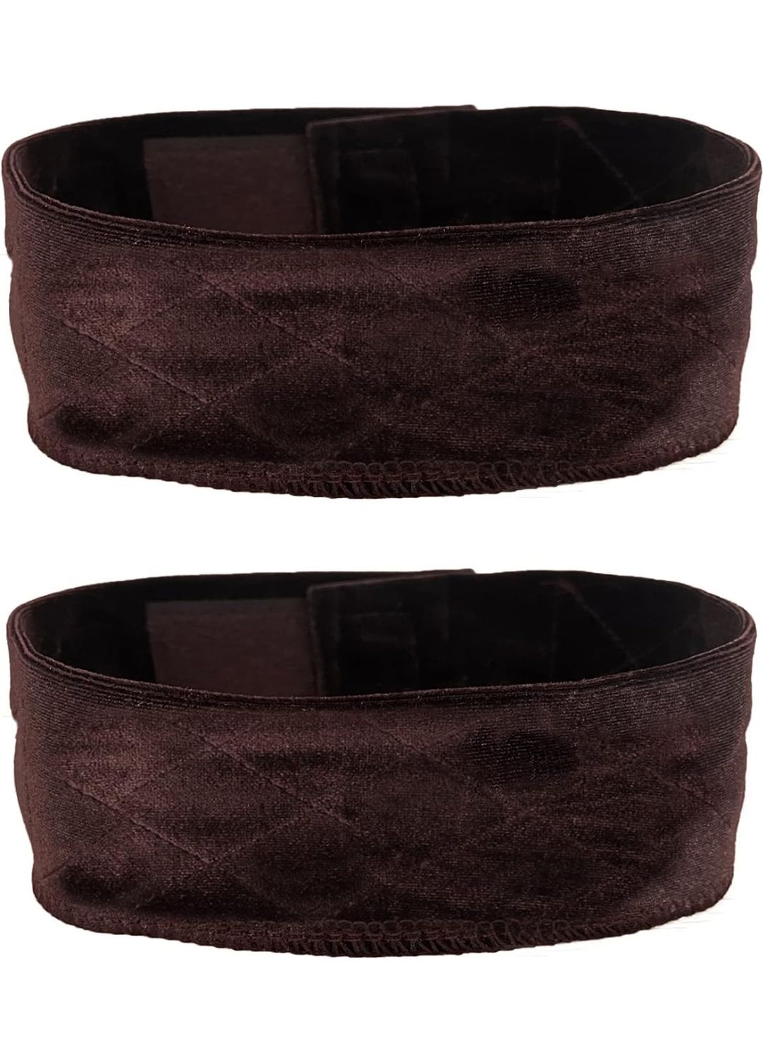 2 Pack Adjustable Velvet Wig Grip Wig Band No Slip Head Hair Bands Flexible Headband