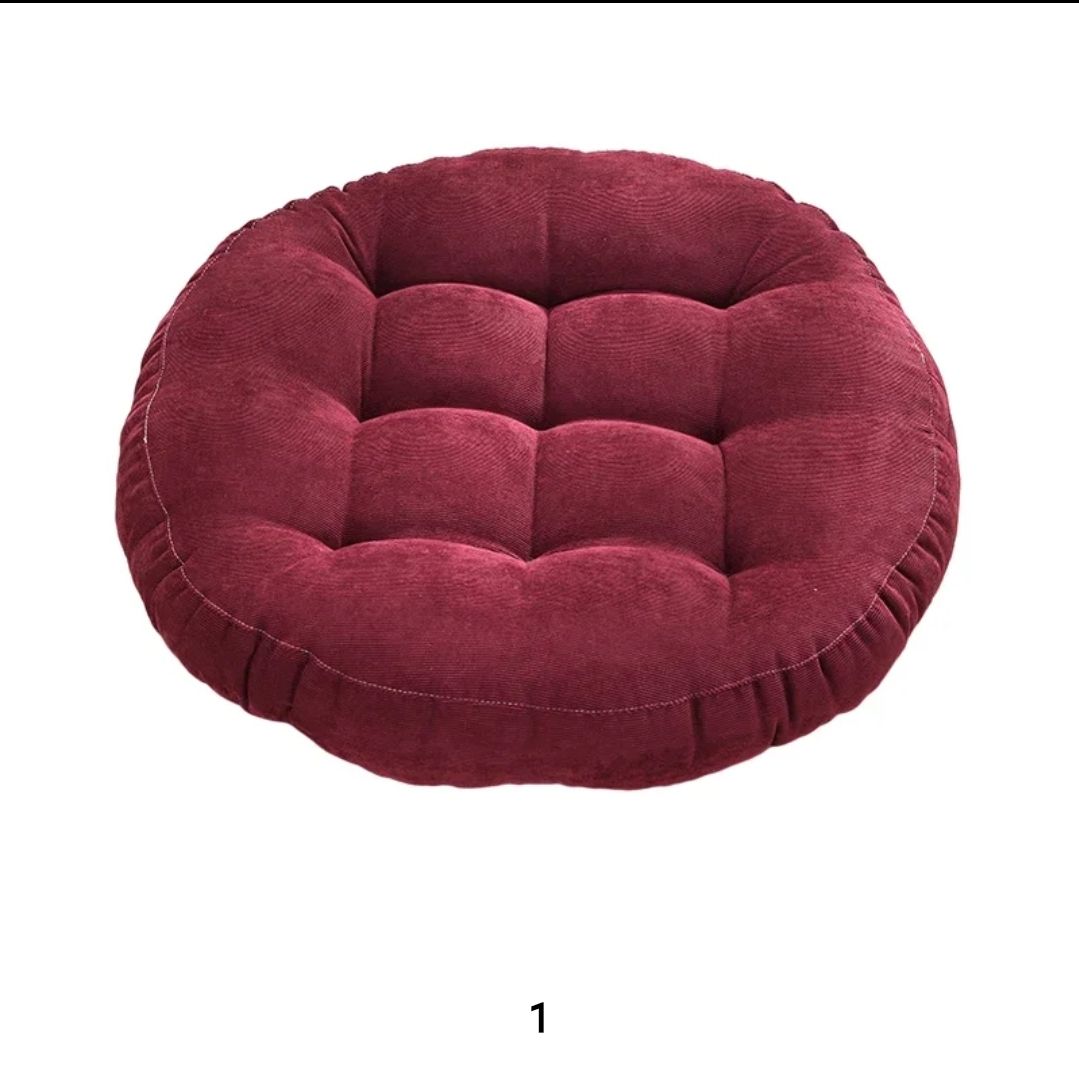 Floor Cushion, Meditation Round Floor Pillow, Thick Tufted Cushion, Balcony Cushion, Chair Seat Cushion, Floor Cushion, Round Pillow, Seat-56cm Diameter