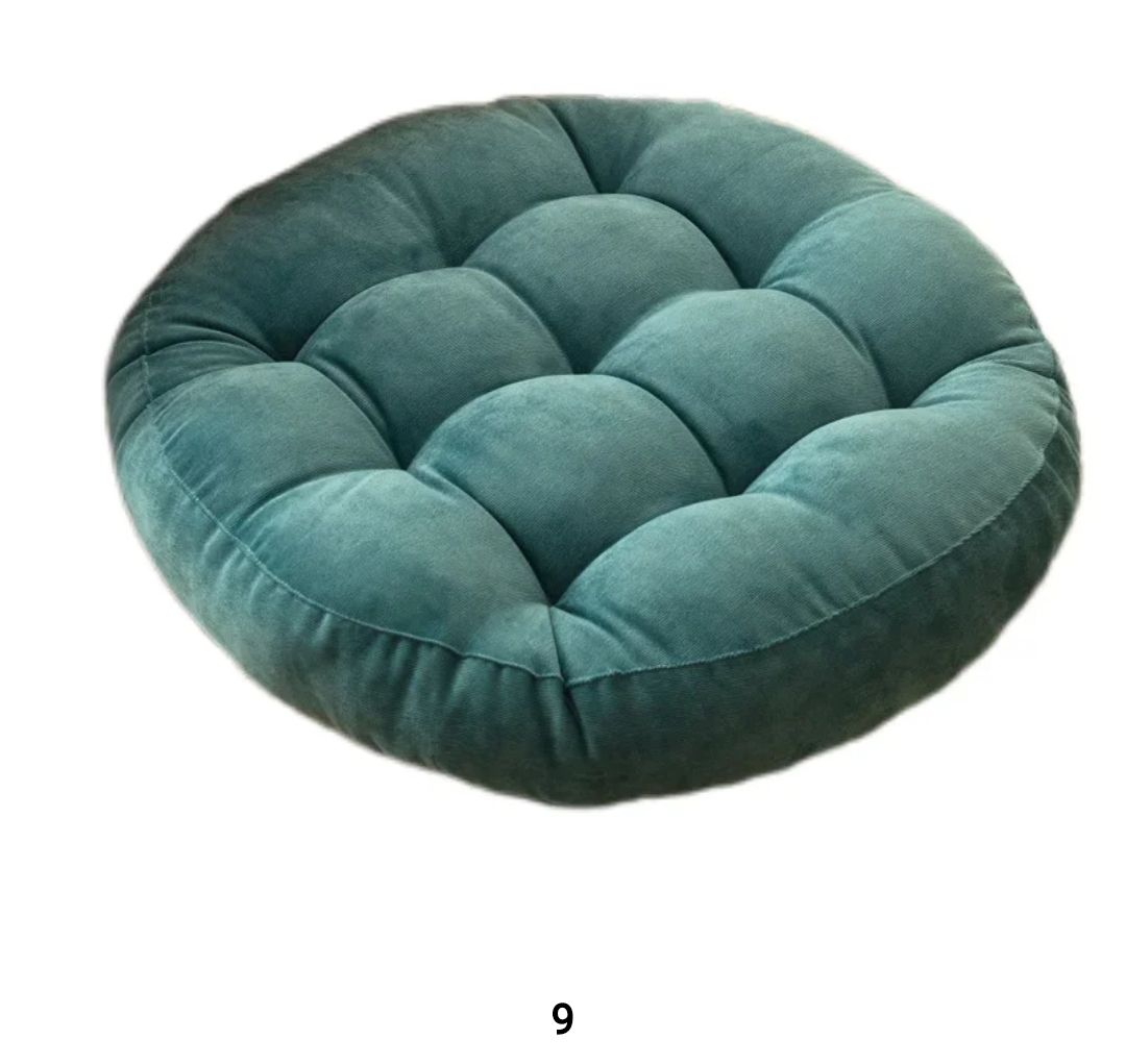 Floor Cushion, Meditation Round Floor Pillow, Thick Tufted Cushion, Balcony Cushion, Chair Seat Cushion, Floor Cushion, Round Pillow, Seat-56cm Diameter