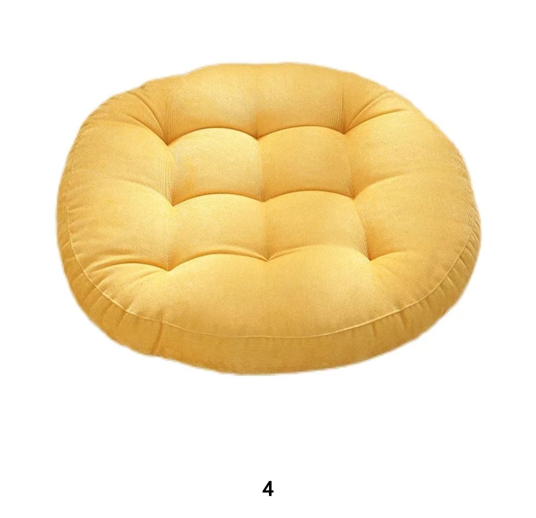 Floor Cushion, Meditation Round Floor Pillow, Thick Tufted Cushion, Balcony Cushion, Chair Seat Cushion, Floor Cushion, Round Pillow, Seat-56cm Diameter