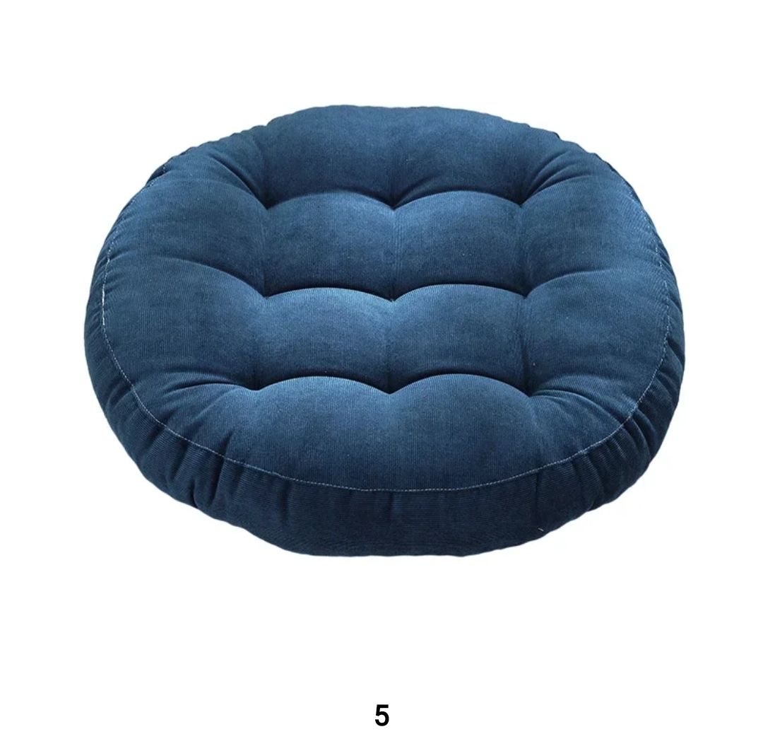 Floor Cushion, Meditation Round Floor Pillow, Thick Tufted Cushion, Balcony Cushion, Chair Seat Cushion, Floor Cushion, Round Pillow, Seat-56cm Diameter