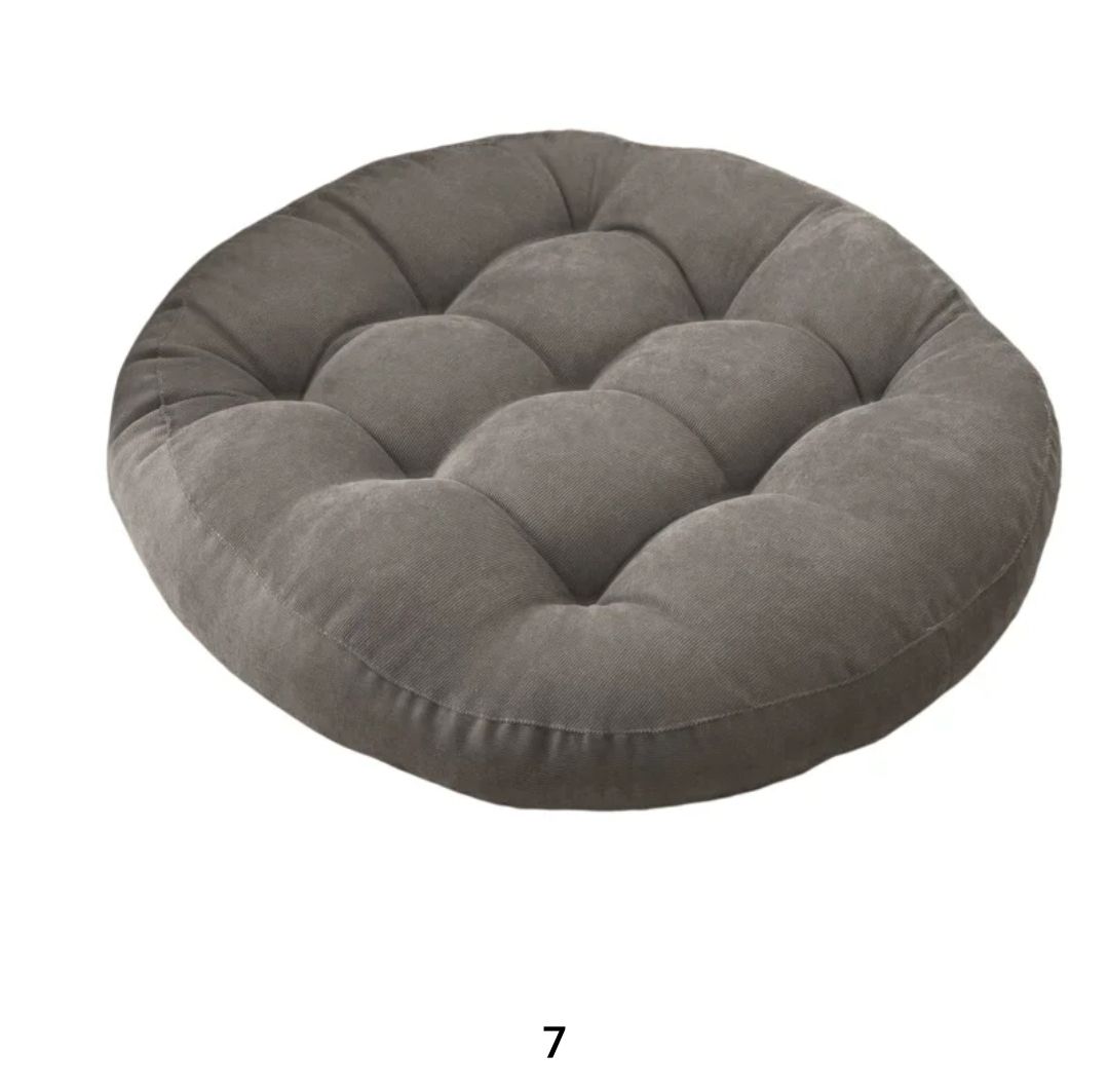Floor Cushion, Meditation Round Floor Pillow, Thick Tufted Cushion, Balcony Cushion, Chair Seat Cushion, Floor Cushion, Round Pillow, Seat-56cm Diameter