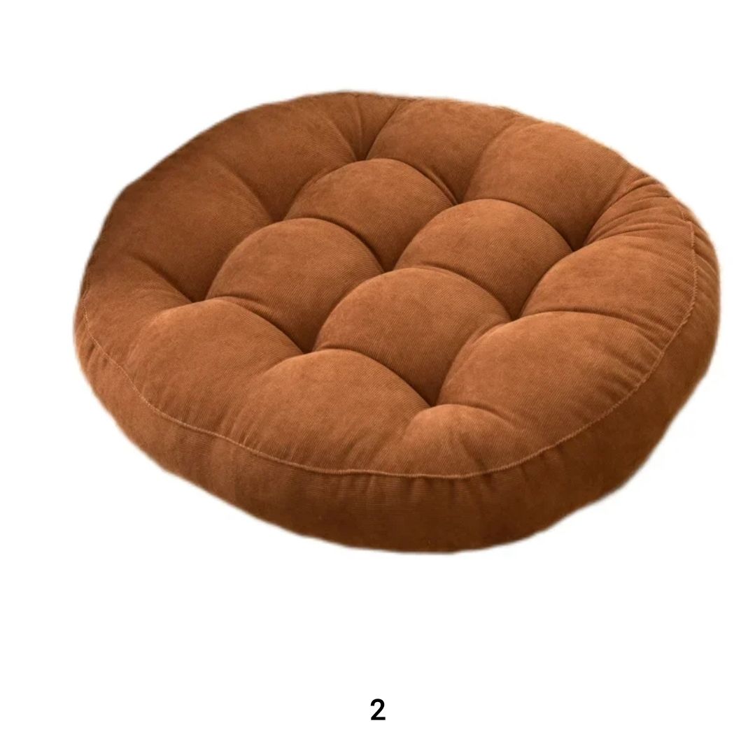 Floor Cushion, Meditation Round Floor Pillow, Thick Tufted Cushion, Balcony Cushion, Chair Seat Cushion, Floor Cushion, Round Pillow, Seat-56cm Diameter