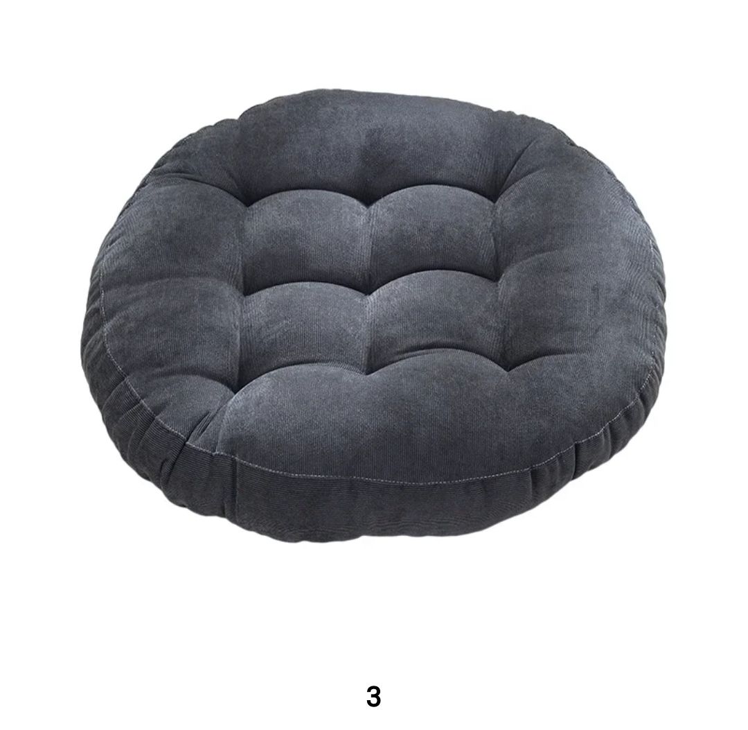 Floor Cushion, Meditation Round Floor Pillow, Thick Tufted Cushion, Balcony Cushion, Chair Seat Cushion, Floor Cushion, Round Pillow, Seat-56cm Diameter