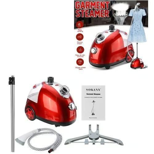 Sokany Original Legit 2000W Clothing Garment Steamer Portable Fabric Steamer Vertical Iron Machine for Clothes Garment Hanger 1.6L Water Tank