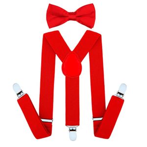 Classic Adjustable Suspender & Bowtie For Adults Unisex
