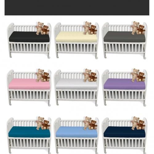 100% Cotton Baby Cot Fitted Sheets-120x60 Cm