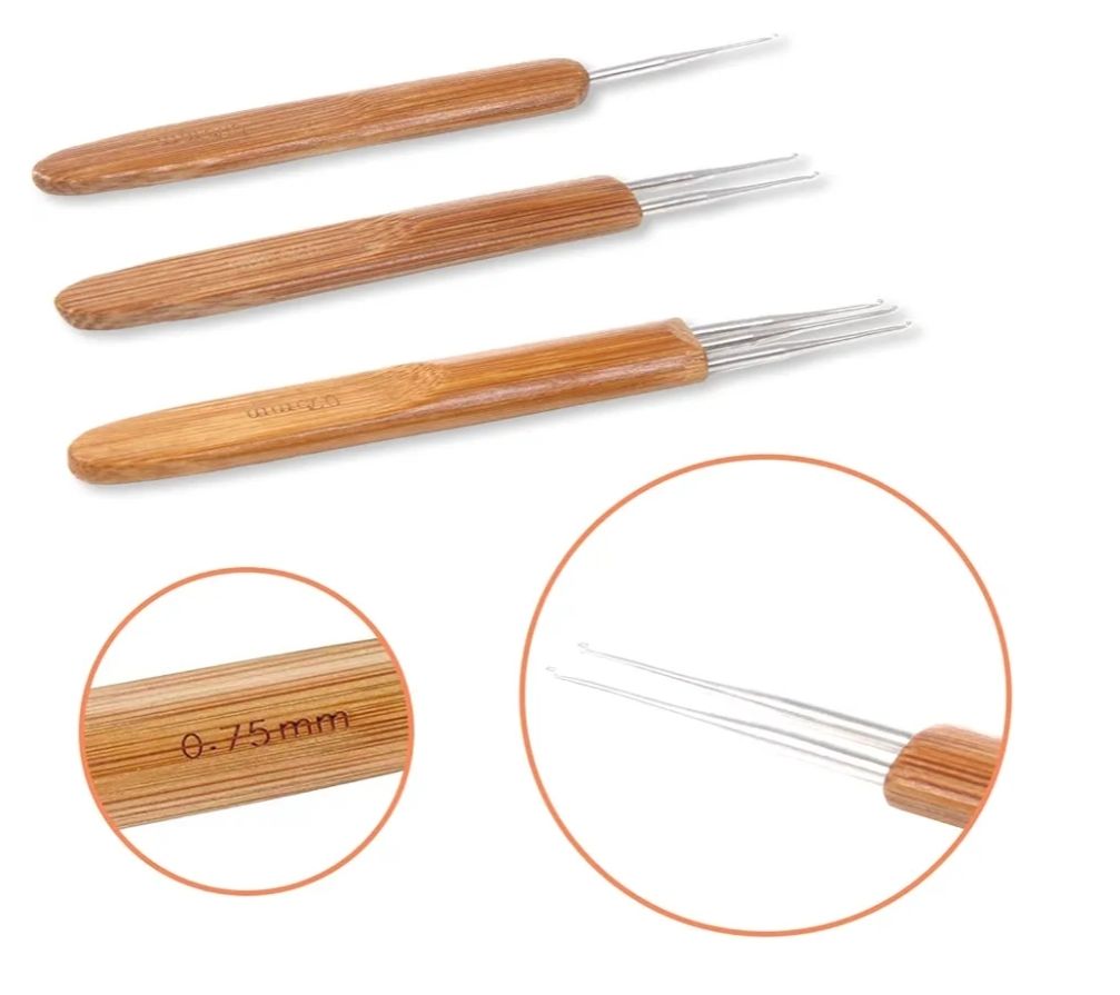 Dreadlock Crochet Hook Tool,Braid Hair Dreadlocks Needle Weaving Crochet for Braid Craft