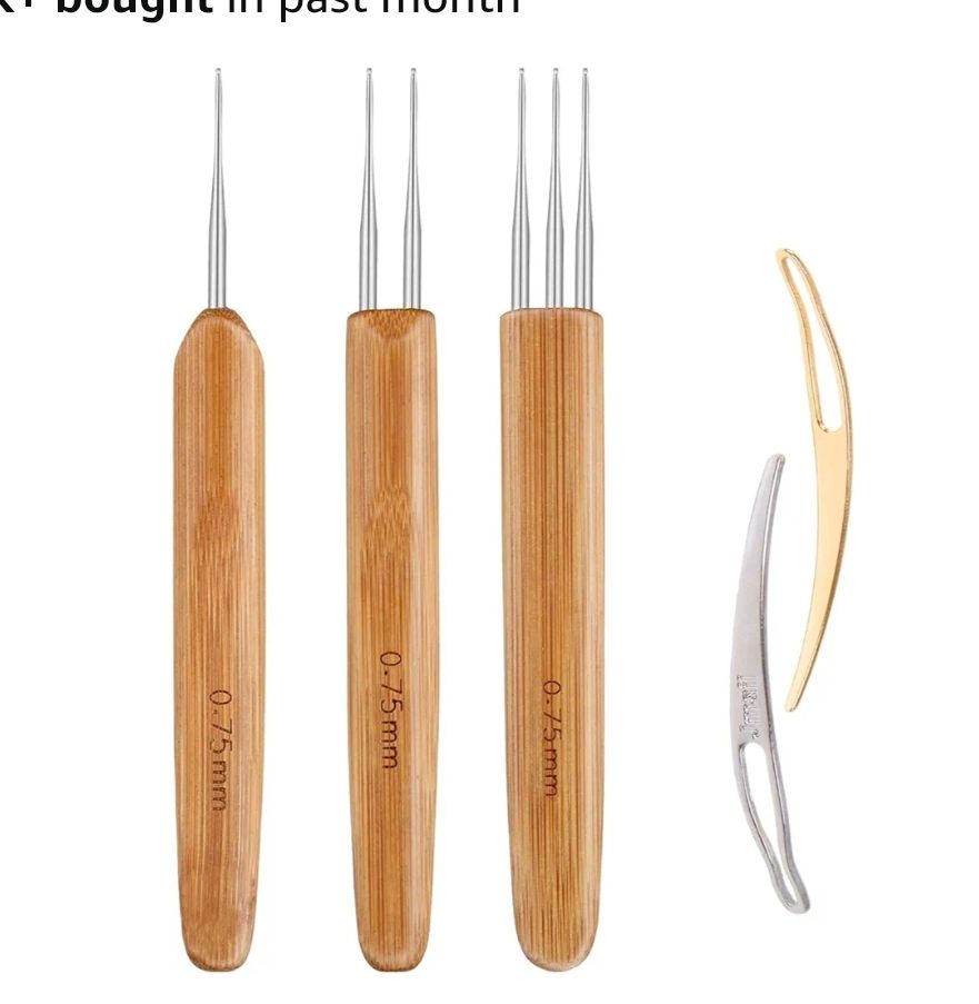 Dreadlock Crochet Hook Tool,Braid Hair Dreadlocks Needle Weaving Crochet for Braid Craft