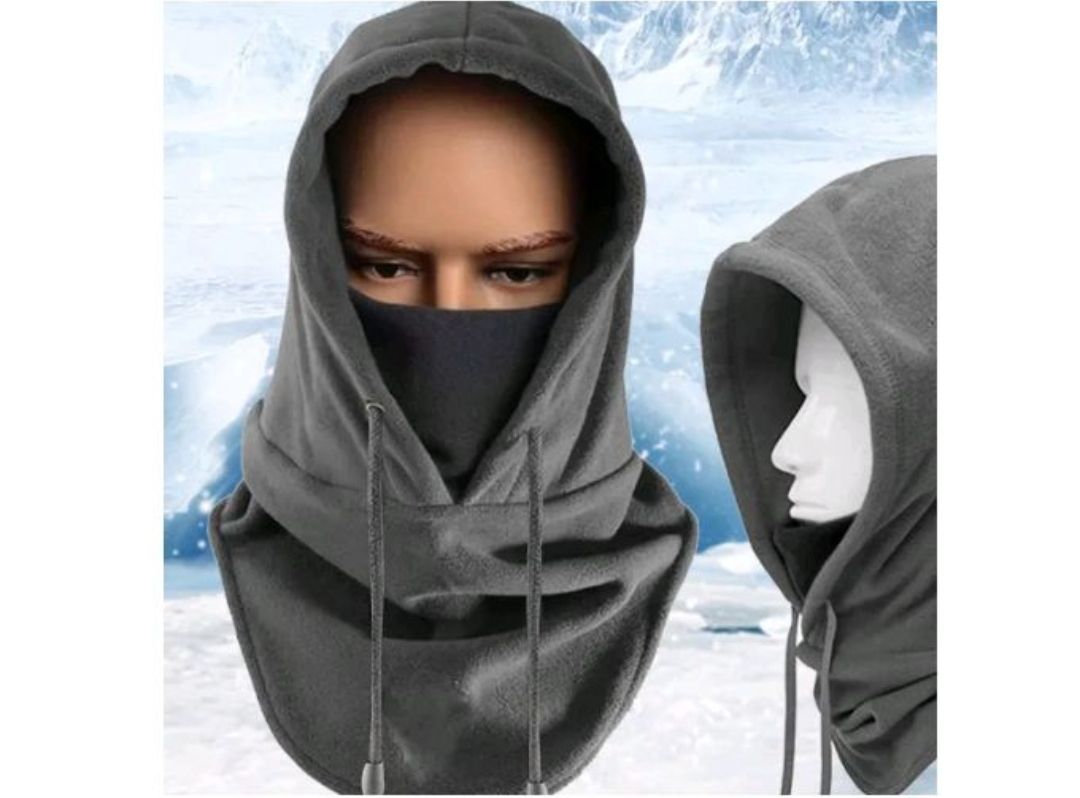 Black Balaclava Motorcycle Outdoor Face Mask Neck Warmer