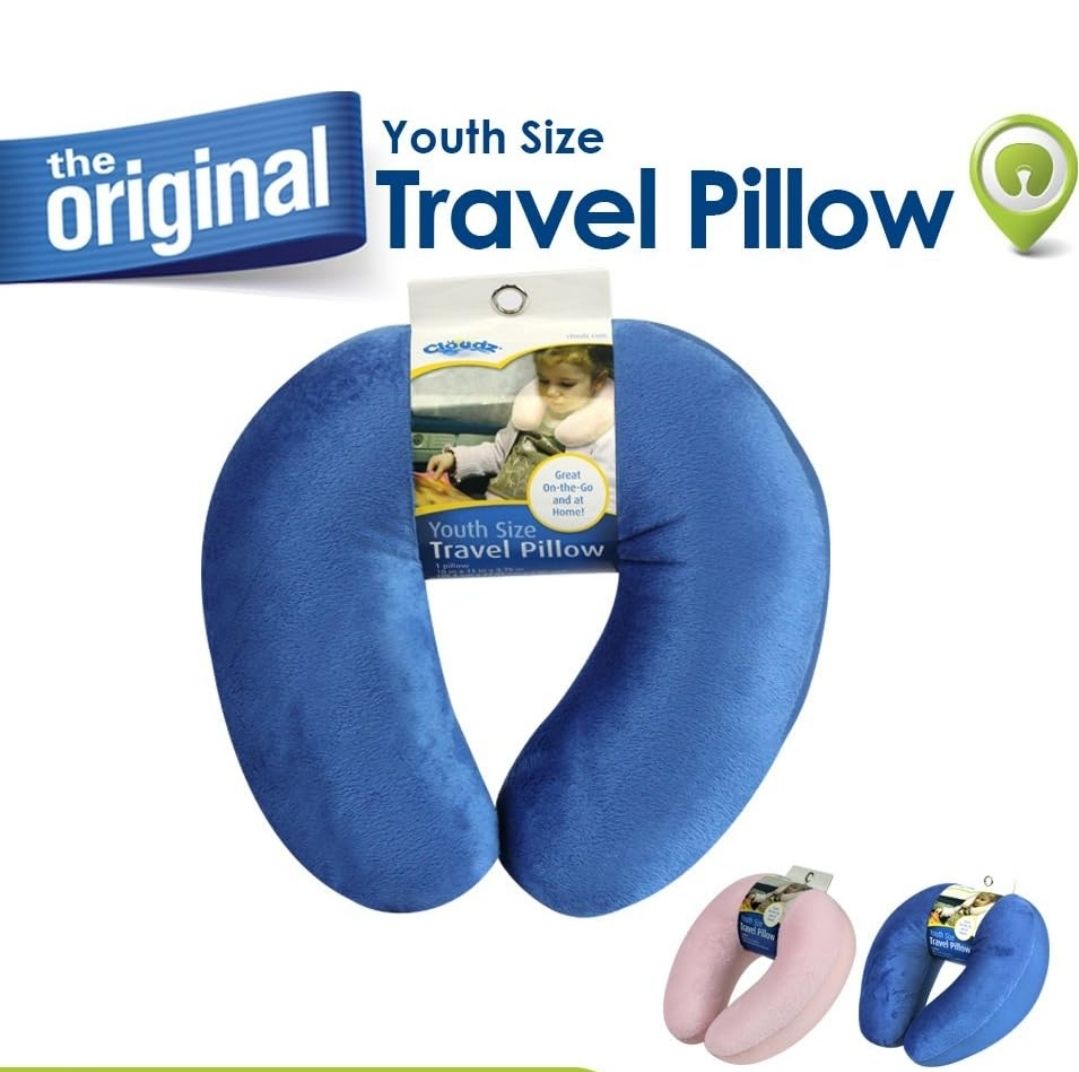 Kids Dual Comfort Microbead Travel Neck Pillow