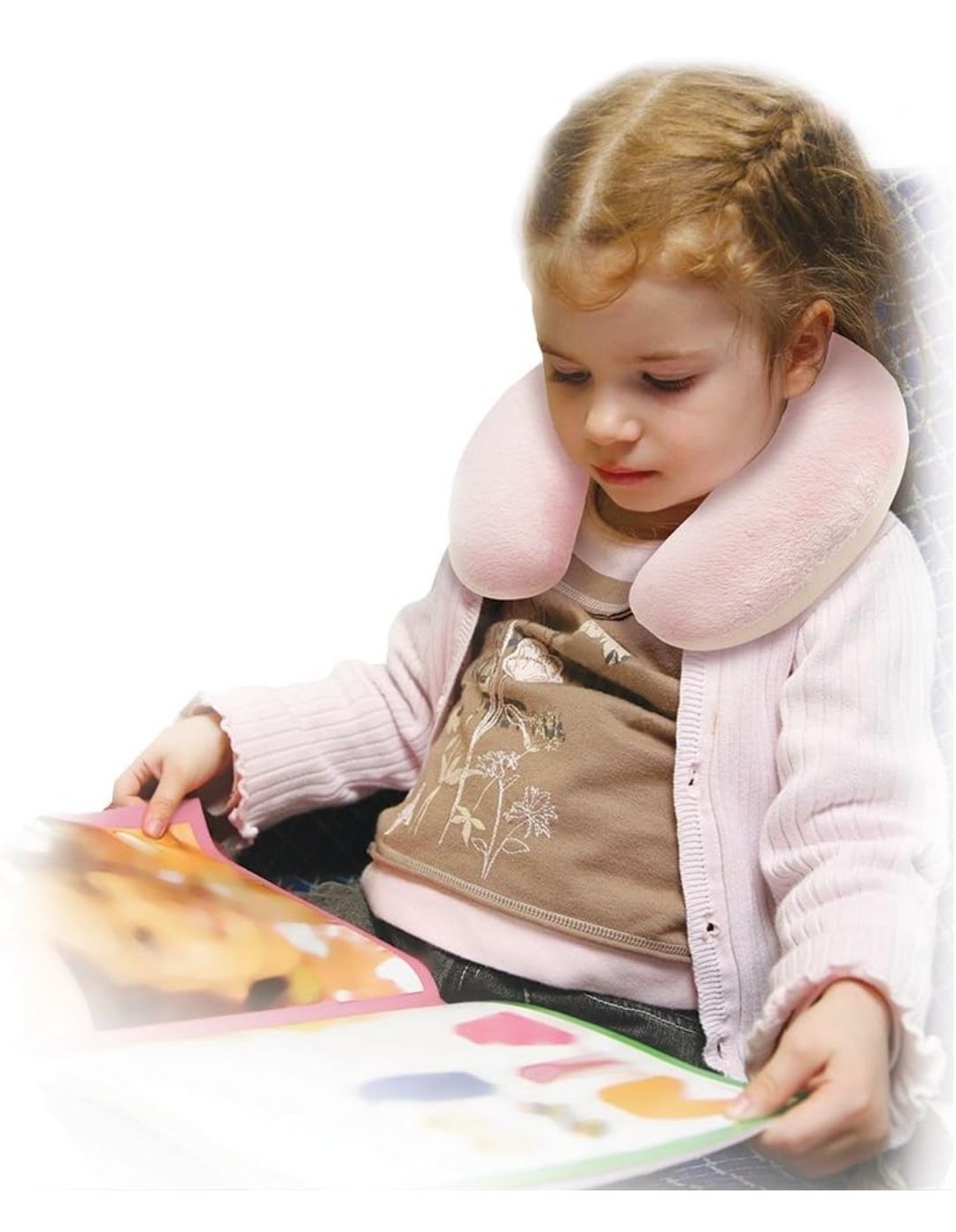 Kids Dual Comfort Microbead Travel Neck Pillow