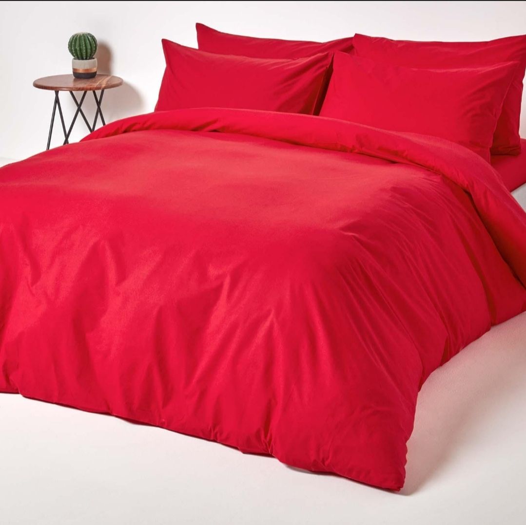 6x6 Cotton Duvet Cover.  Set Of 4-1Duvet Cover,1 Bedsheet,2Pillowcases