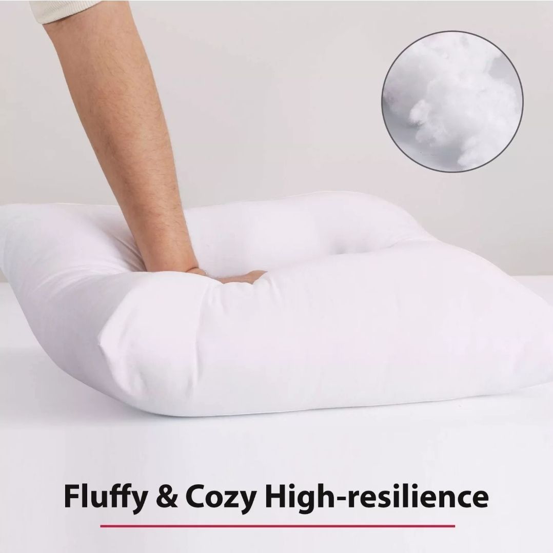 Pack of 4 Throw Pillows Insert Ultra Soft Bed & Couch Sofa Decorative Pillows