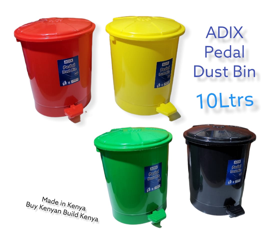 Kenpoly Plastic Pedal Dustbin 10 Liters