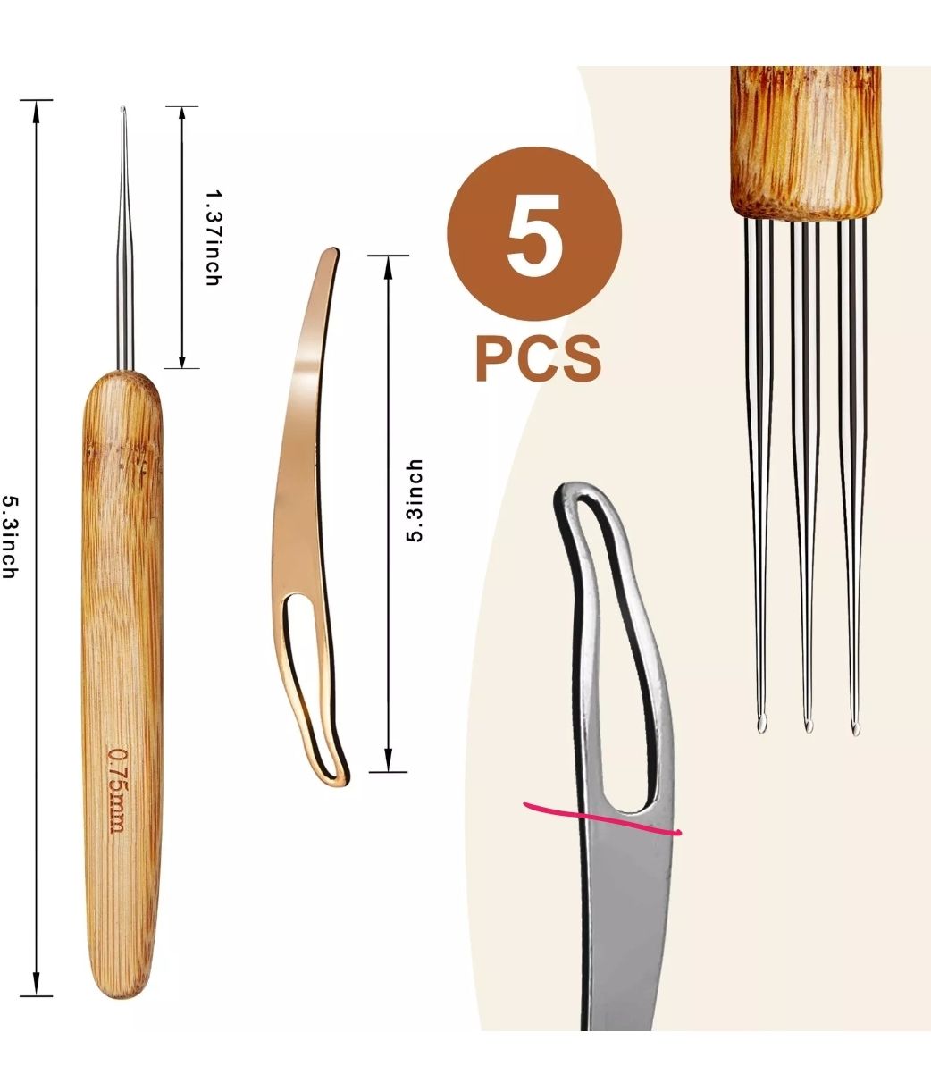 Dreadlock Crochet Hook for Hair Locs Crochet Needle Dreadlocks loc Crochet