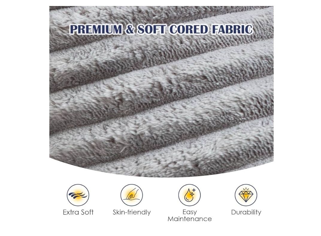 Stuffed Round Pouf Ottoman,Corduroy Foot Rest with Shredded Foam Filling, Lightweight and Fluffy Pouf Storage Ottoman for Living Room,Floor Poufs for Couch,20"x 17"