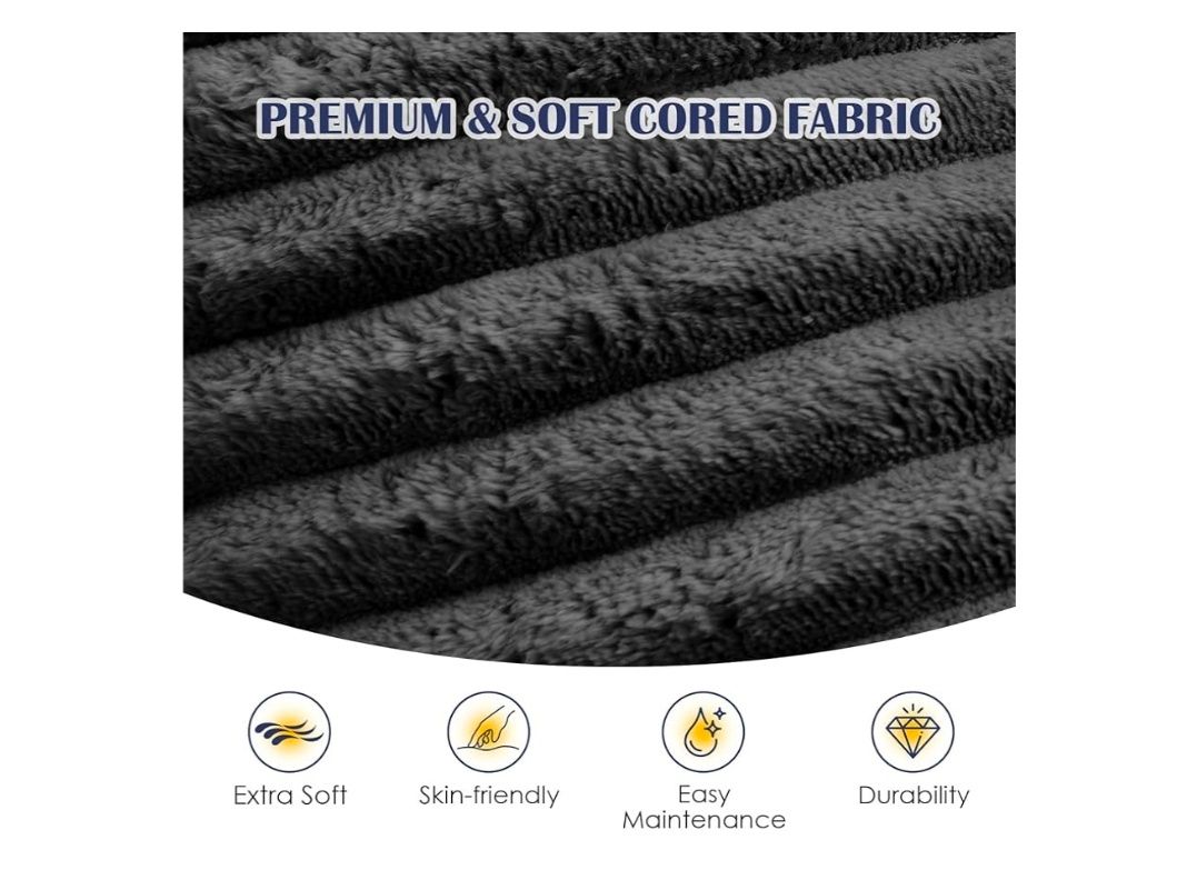 Stuffed Round Pouf Ottoman,Corduroy Foot Rest with Shredded Foam Filling, Lightweight and Fluffy Pouf Storage Ottoman for Living Room,Floor Poufs for Couch,20"x 17"