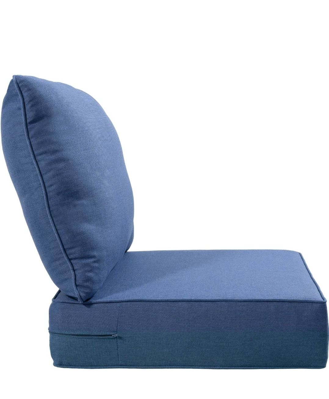 24x24x6 Inch Outdoor Cushions - Water&UV&Fade Resistant 1 Set Zippered Patio Chair Back&Seat Cushion for Wicker Dining Rocking Swivel Chairs Loveseat Couch Sectional Sofa