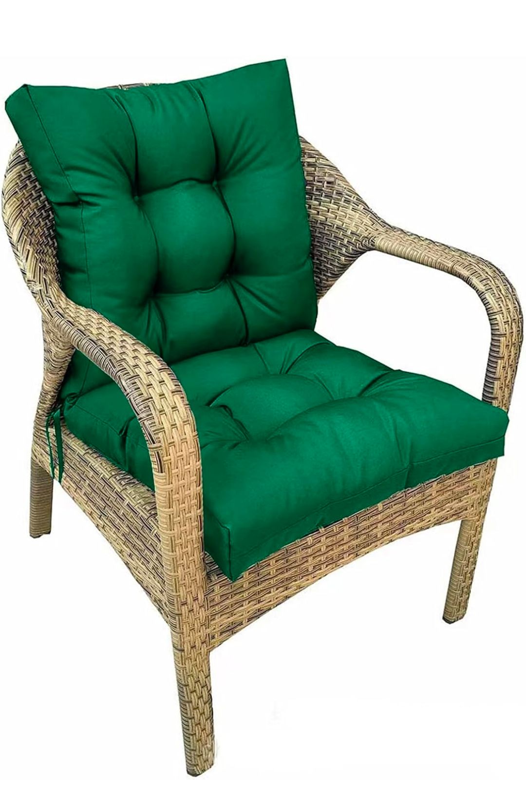 Rocking Chair Pad Non Slip Thick High Back Chair Cushion Set for Outdoor Furniture with Ties 41.7"*20.8"(Cushions Only,No Chair)