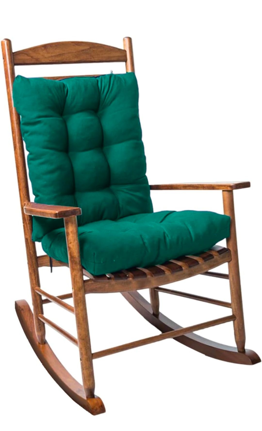 Rocking Chair Cushion Indoor Outdoor High Back Seat Pad Soft Chair Cushion for Patio Porch Garden Kitchen Office.(Cushions only no Chair)