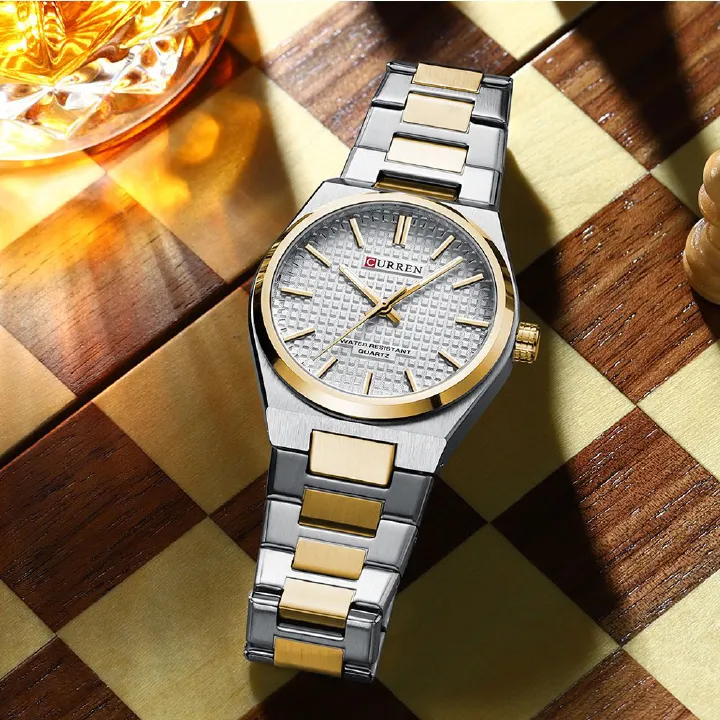 CLASSIC CURREN 2025 Men's Quartz Watch – Elegant and Simple Design Ideal for Fashionable and Sporty Gentlemen Large Dial Luminous Display Stainless Steel Strap Style and Functionality RE-DEFINED