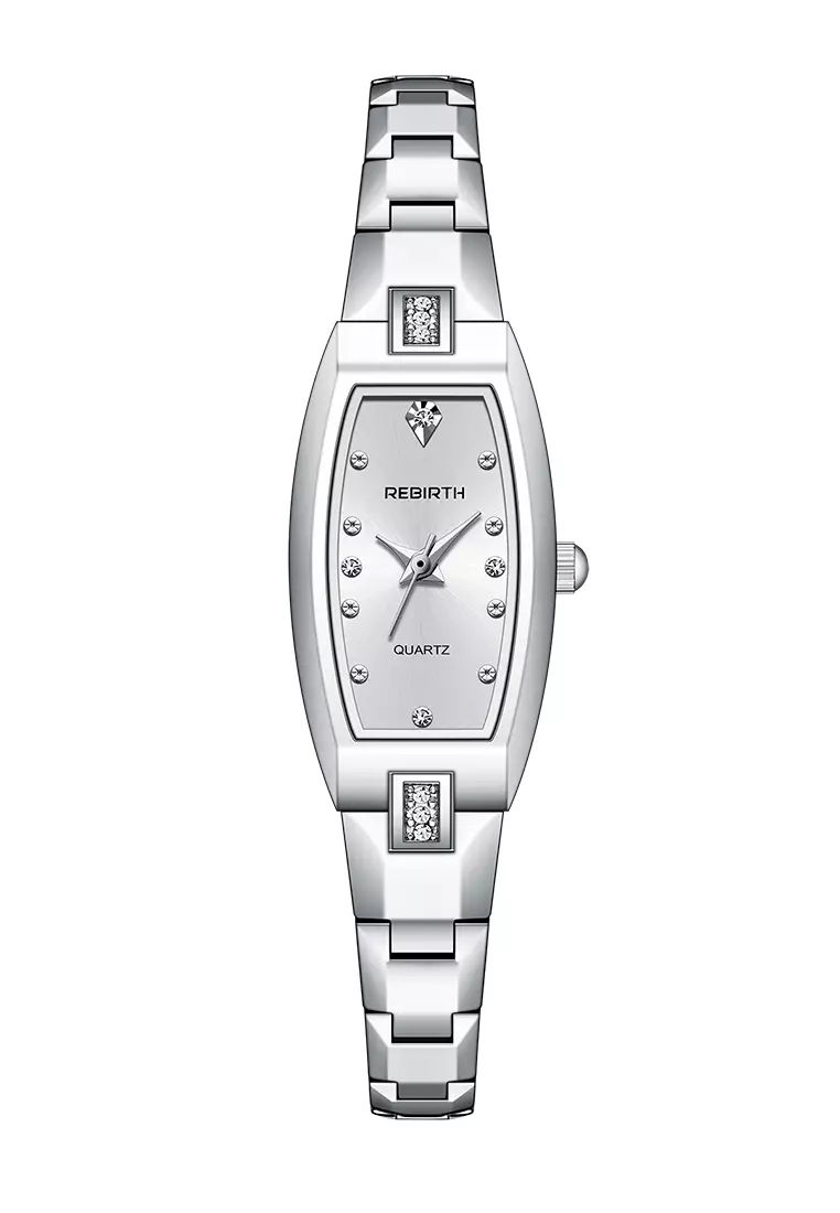 REBIRTH 2062 Watch | Original Style with 3atm Waterproofing Specs Elegant Timer Stainless Steel Case & Band + Diamond Spicings