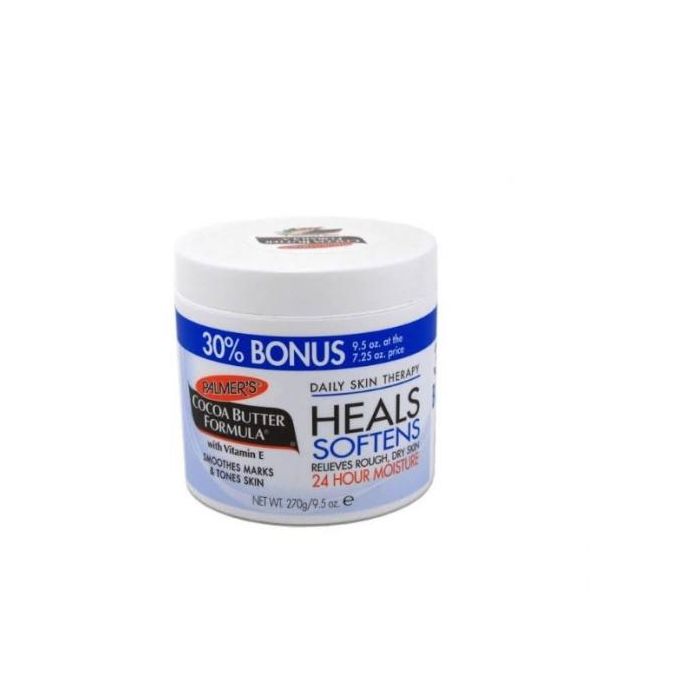 Palmer's Cocoa Butter Cream-Heals Soften Rough Dry Skin,Smooth Mark&Scars. Renews your skin with the pure cocoa butter in its content. It makes your skin soft with its intense moisturizing effect.