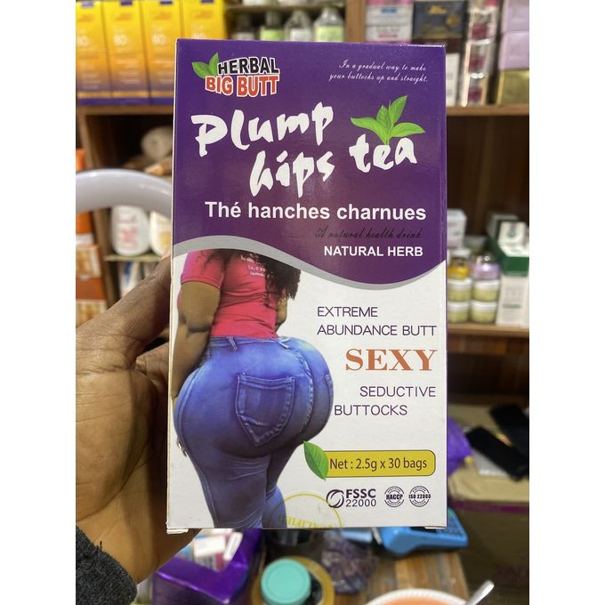 Herbal Hip/Buttocks Plump Hip Tea. This plump hips Tea is a natural enhancement designed to give you a bigger buttocks and sexy curvy figure without expensive buttocks injections or surgeries. It hel