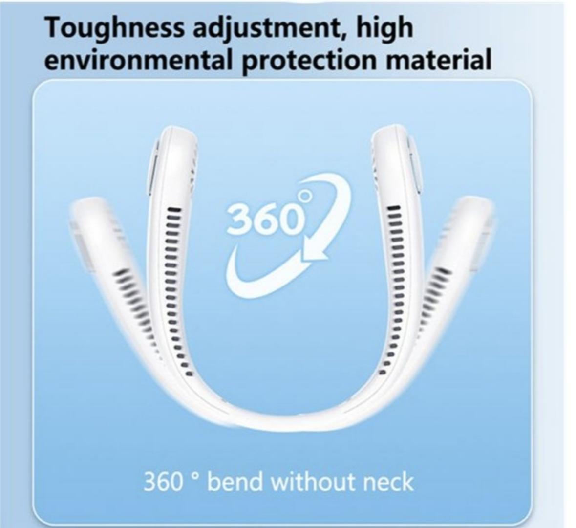2025 New Rechargeable Rotatable Neck Fan Portable Cooling Sports Fan