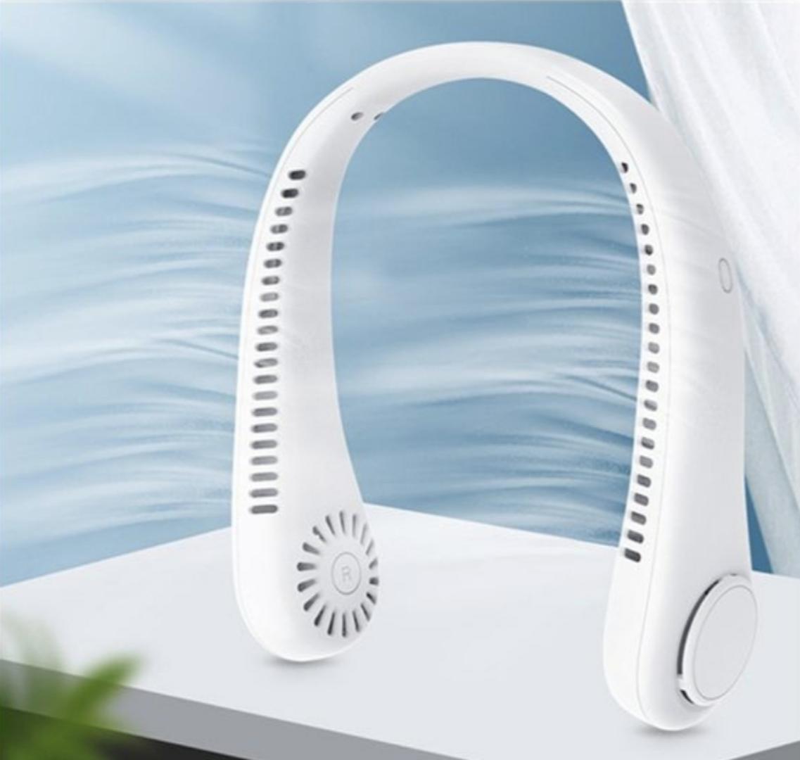 2025 New Rechargeable Rotatable Neck Fan Portable Cooling Sports Fan