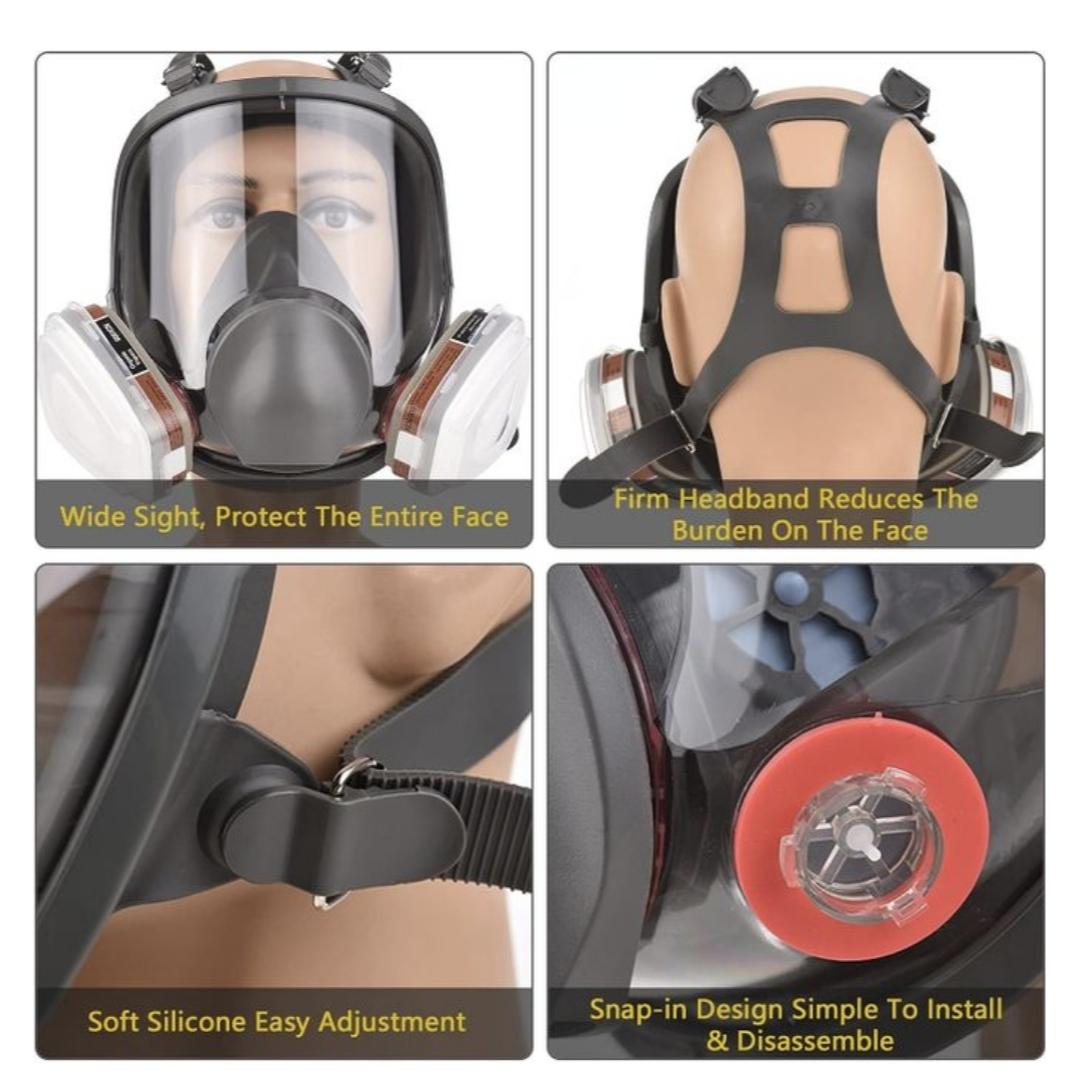 Gas Mask, Half Breathing, For Painting, Dust, Formaldehyde Grinding