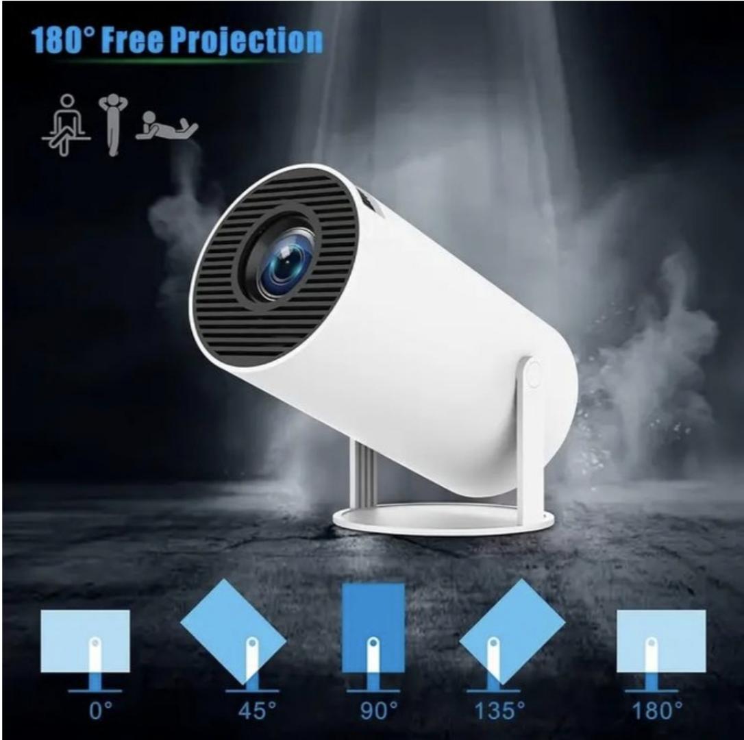 Smart Portable Projector with WiFi 6, Bluetooth 5.0 & Android 11 OS