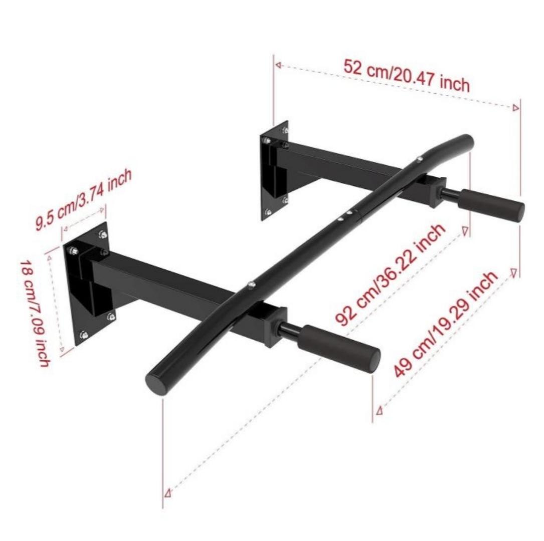 Wall-Mounted Pull-Up Bar
