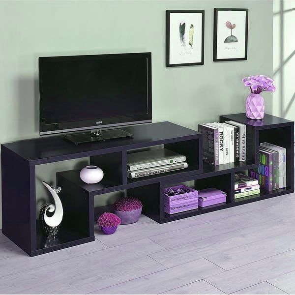 Convertible / Expandable Modern Wooden TV Stand For Up To 55" TV