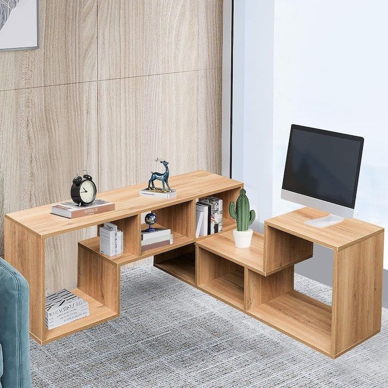Convertible / Expandable Modern Wooden TV Stand For Up To 55" TV