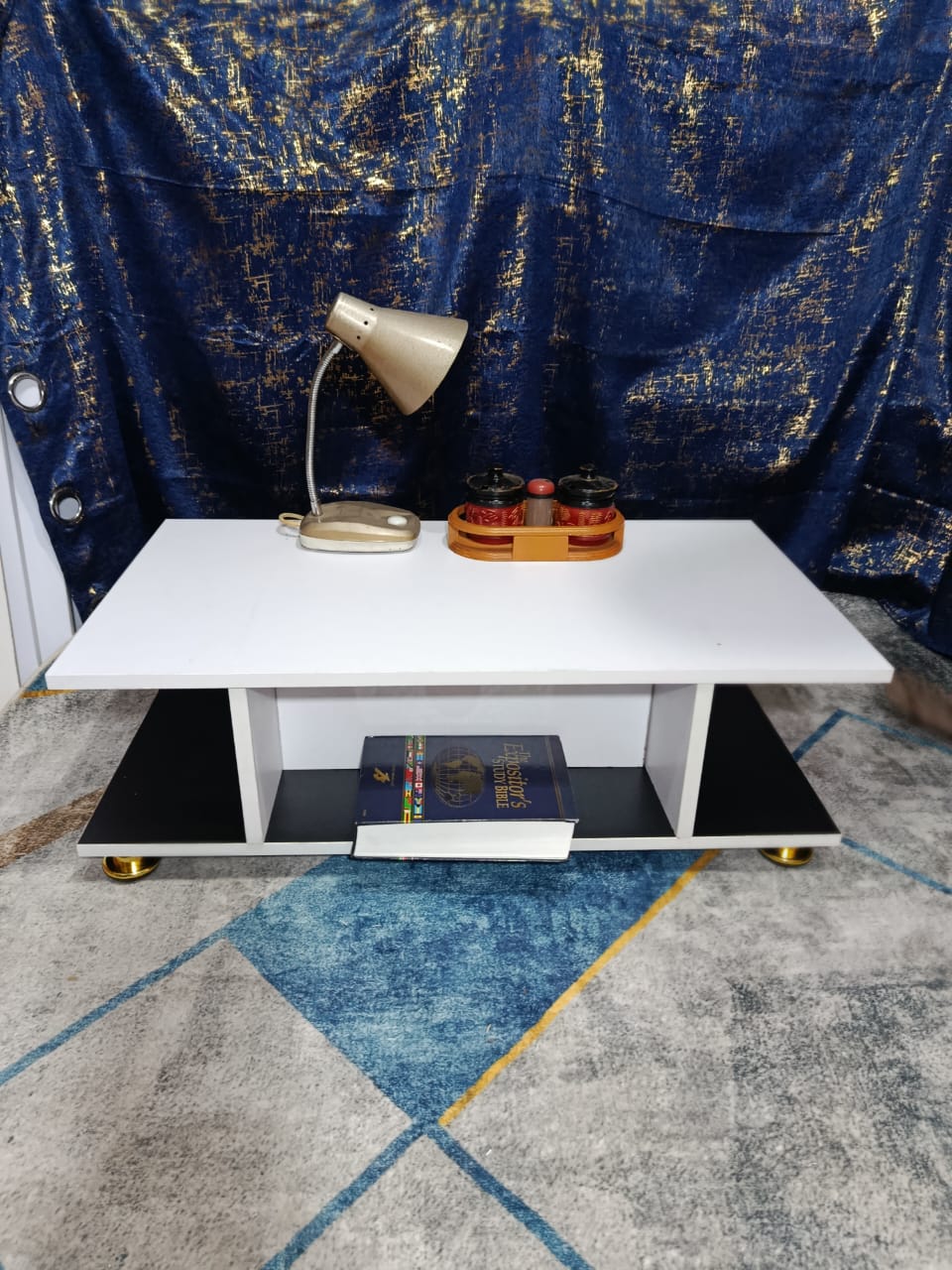 RATONA Modern Design Coffee Table With Storage (Multicolor)