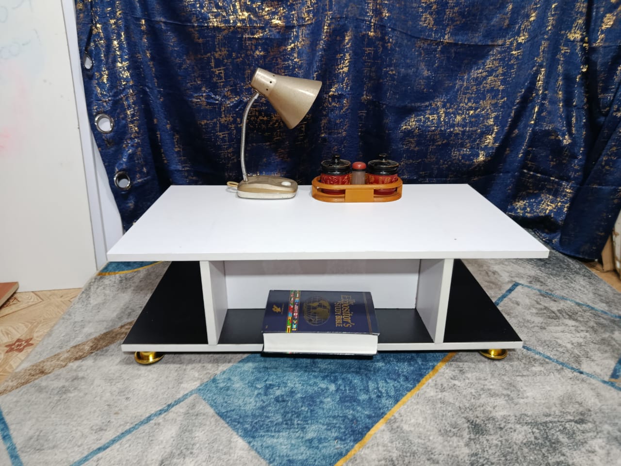 RATONA Modern Design Coffee Table With Storage (Multicolor)