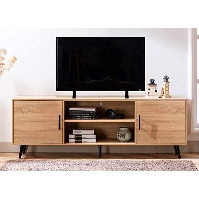 BROWN ROMAN Wooden TV Stand - 4FT (Royal Teak)