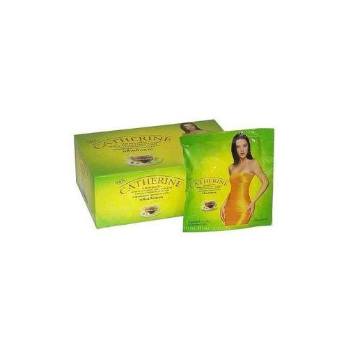 Catherine Slimming Herbal Tea is a product of Thailand. The ingredients are sen pods,  leaves, garcinia cambogia and flos chrysanthemi. The purpose is to remove harmful toxins from the body.